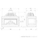 Камінна топка KAWMET W16 PB (13.5 kW) ECO