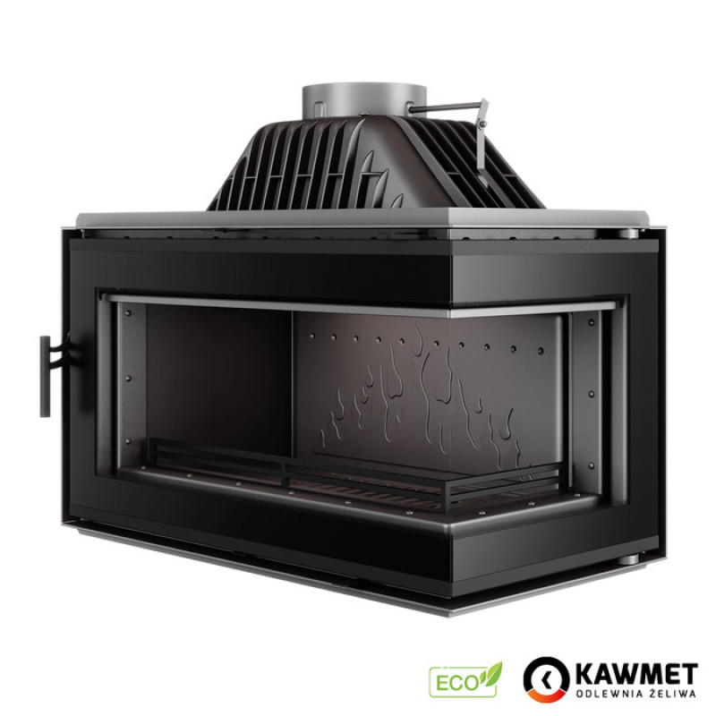 Камінна топка KAWMET W16 PB Black (13.5 kW) ECO