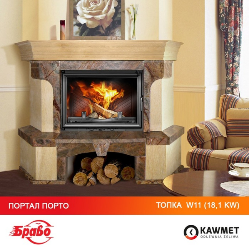 Камінна топка KAWMET W11 (18.1 kW)