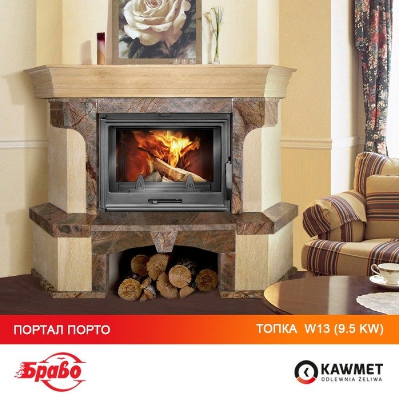 Камінна топка KAWMET W13 (9.5 kW)
