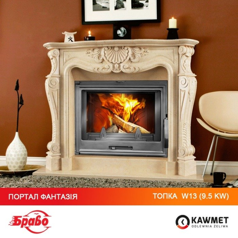 Камінна топка KAWMET W13 (9.5 kW)
