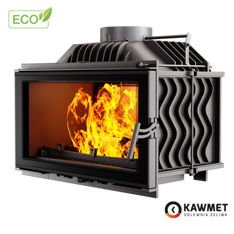 Камінна топка KAWMET W16 Black (9.4 kW) EСO