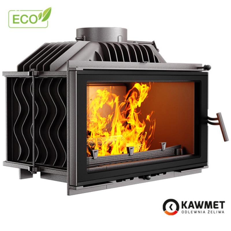 Камінна топка KAWMET W16 Black (9.4 kW) EСO