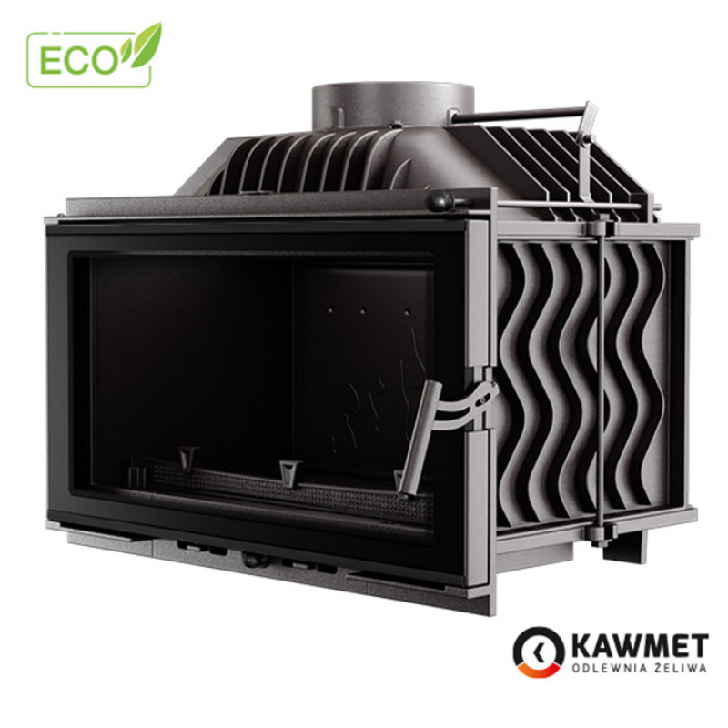Камінна топка KAWMET W16 Black (9.4 kW) EСO