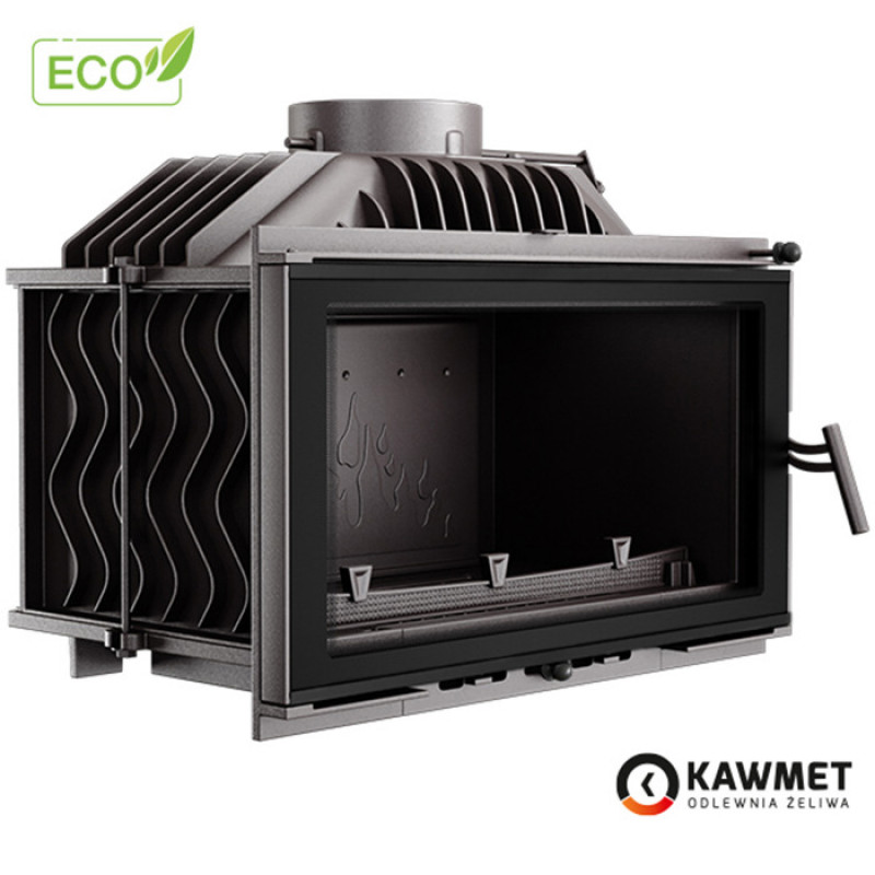 Камінна топка KAWMET W16 Black (9.4 kW) EСO