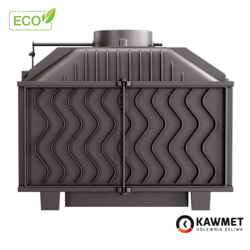 Камінна топка KAWMET W16 Black (9.4 kW) EСO
