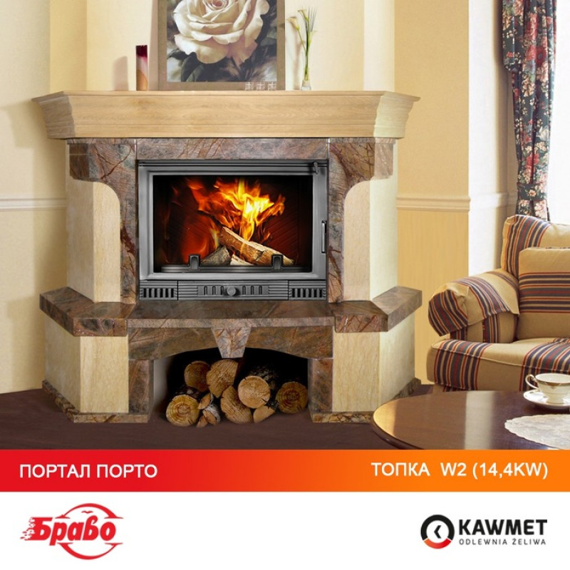 Камінна топка KAWMET W2 (14.4 kW)