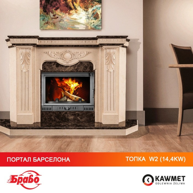 Камінна топка KAWMET W2 (14.4 kW)