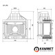 Камінна топка KAWMET W3 PLB (16.7 kW)