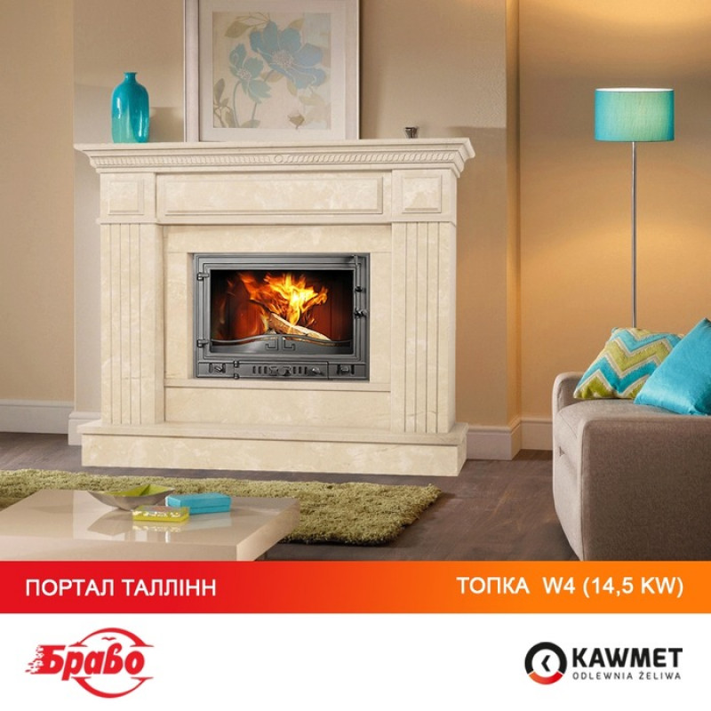 Камінна топка KAWMET W4 (14.5 kW)