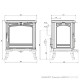 Чугунная печь KAWMET Premium HESTIA S17 ECO