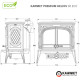 Чугунная печь KAWMET Premium HELIOS S8 ECO