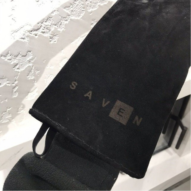 Кожаная термостойкая перчатка для печей и каминов SAVEN
