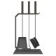 Каминный набор SAVEN Set 6 L black