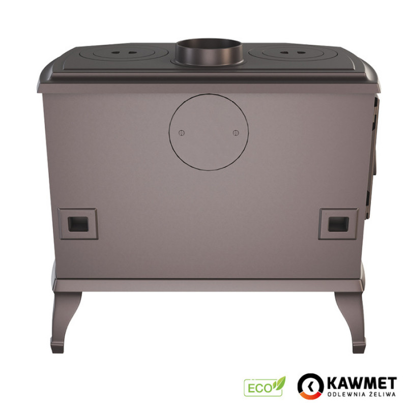 Чугунная печь с варочной поверхностью KAWMET P7 (10.5 kW) CookTop LB ECO