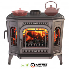 Чугунная печь с варочной поверхностью KAWMET P7 (10.5 kW) CookTop LB ECO