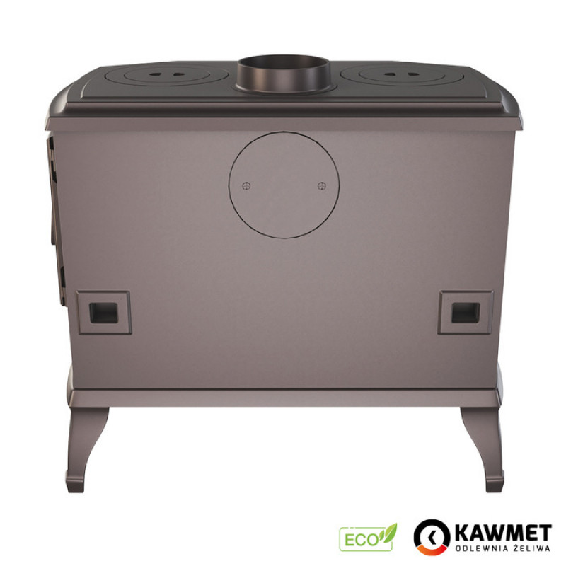 Чугунная печь с варочной поверхностью KAWMET P7 (10.5 kW) CookTop PB ECO