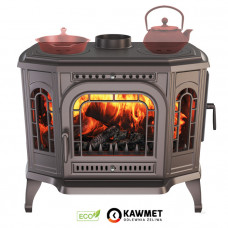 Чугунная печь с варочной поверхностью KAWMET P7 (10.5 kW) CookTop PB ECO