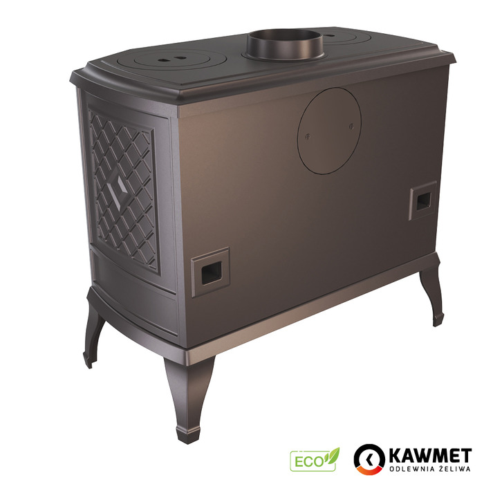 Чугунная печь с варочной поверхностью KAWMET P7 (10.5 kW) CookTop LB ECO. Фото 19