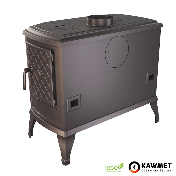 Чугунная печь с варочной поверхностью KAWMET P7 (10.5 kW) CookTop PB ECO. Фото 21