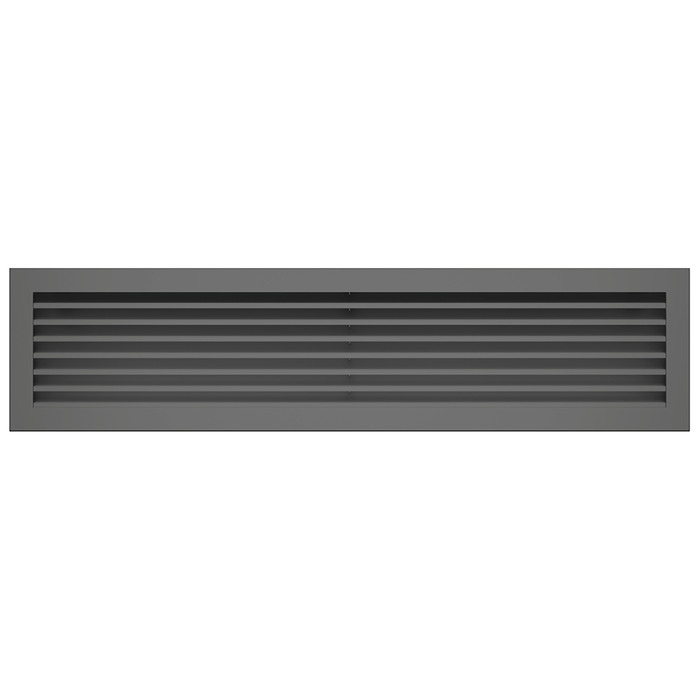 Вентиляционная решетка для камина SAVEN Hide 17x70 графитовая