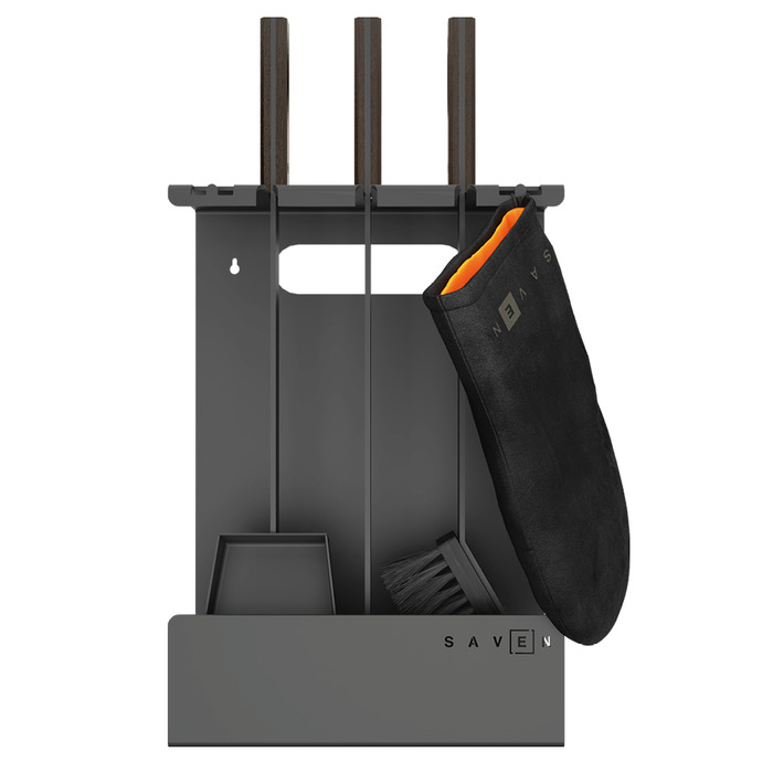 Каминный набор SAVEN Set 3L black. Фото 3