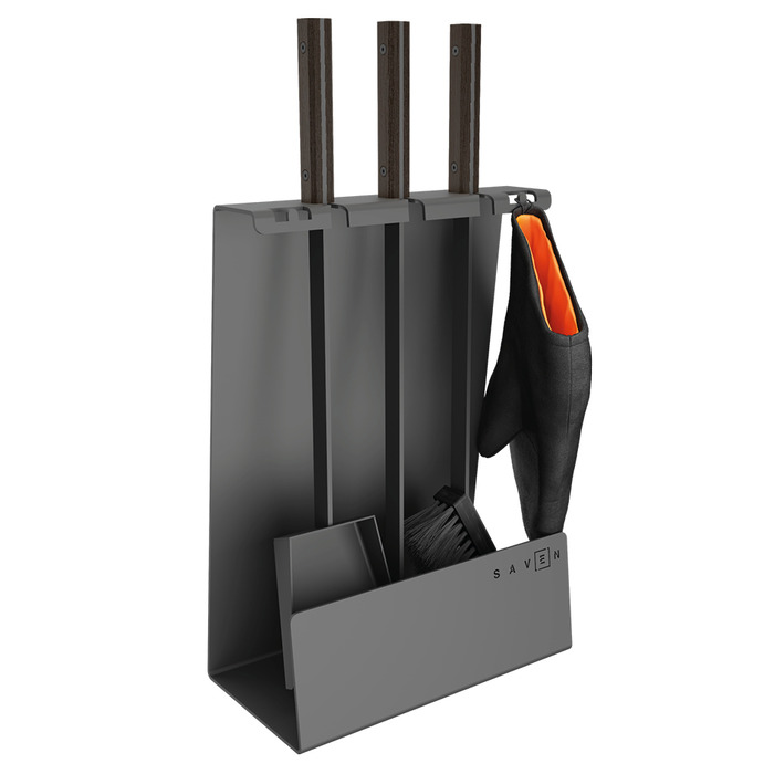 Каминный набор SAVEN Set 4L black. Фото 4