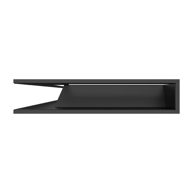 Вентиляционная решетка для камина 95х450х950 SAVEN Loft Angle угловая левая черная. Фото 3