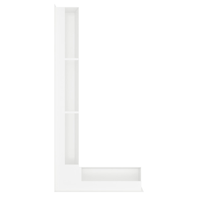 Вентиляционная решетка для камина 95х450х950 SAVEN Loft Angle угловая левая белая. Фото 4