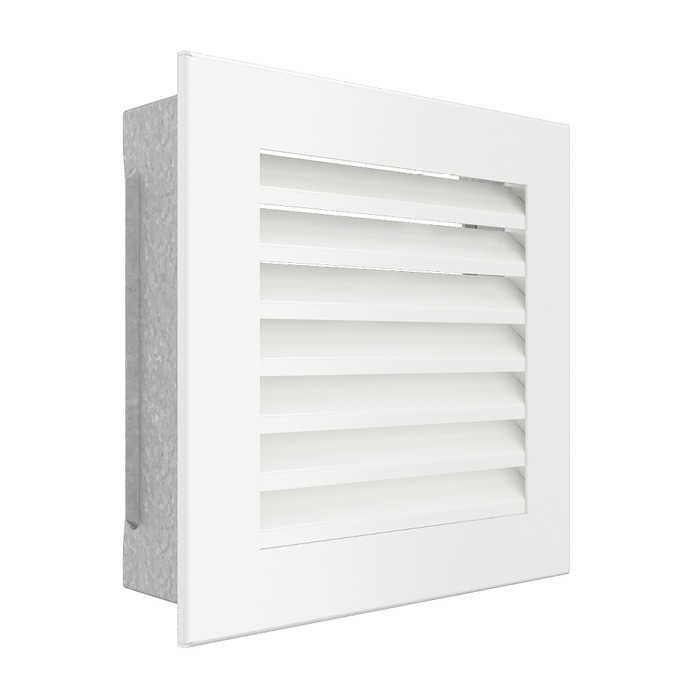 Вентиляционная решетка для камина SAVEN Hide 17x17 белая.