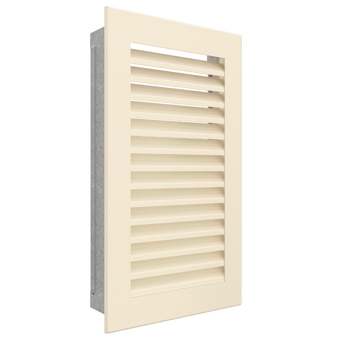 Вентиляционная решетка для камина SAVEN Hide Vertical 30x17 кремовая.