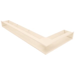 Вентиляционная решетка для камина 95х450х950 SAVEN Loft Angle угловая левая кремовая