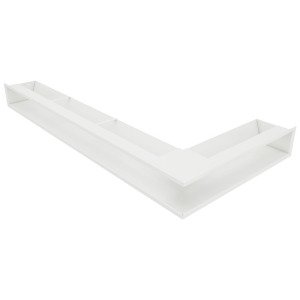 Вентиляционная решетка для камина 95х450х950 SAVEN Loft Angle угловая левая белая