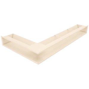 Вентиляционная решетка для камина 95х800х450 SAVEN Loft Angle угловая правая кремовая