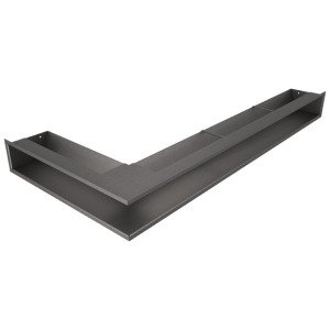 Вентиляционная решетка для камина 95х950х450 SAVEN Loft Angle угловая правая графитовая