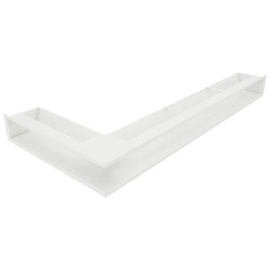 Вентиляционная решетка для камина 95х950х450 SAVEN Loft Angle угловая правая белая