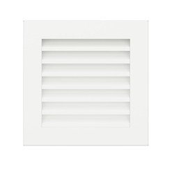 Вентиляционная решетка для камина SAVEN Hide 17x17 белая