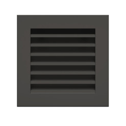 Вентиляционная решетка для камина SAVEN Hide 17x17 черная