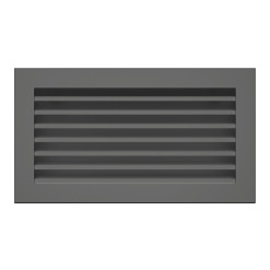 Вентиляционная решетка для камина SAVEN Hide 17x30 графитовая