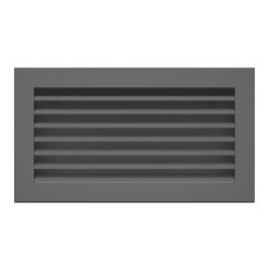 Вентиляционная решетка для камина SAVEN Hide 17x30 графитовая