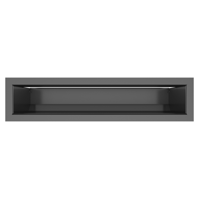 Вентиляционная решетка для камина SAVEN Loft 90х400 черная